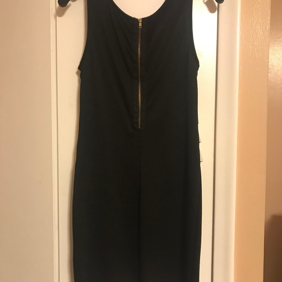 Navy Blue, White, and Gold Detail Sailor Dress - Picture 3 of 4